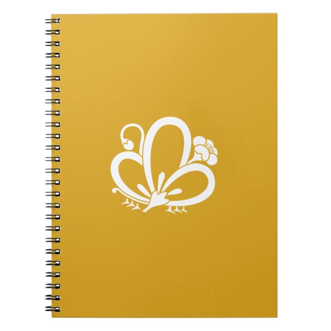 Cuaderno Mariposa de ciruela sombreada (Frente)