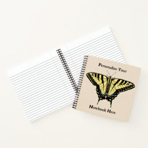 Cuaderno Mariposa de cola de cerda amarilla del suroeste