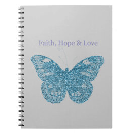 Cuaderno Mariposa de Fe, Esperanza, Amor