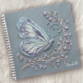 Cuaderno Mariposa de fibra monográfica