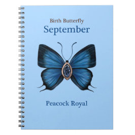 Cuaderno Mariposa de Gemstone Birmano de Septiembre - Peaco
