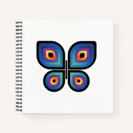 Cuaderno Mariposa de la llama del pavo real