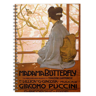 Cuaderno Mariposa de Madama - Metlicovitz