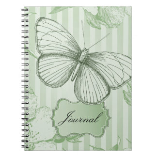 Cuaderno Mariposa de menta