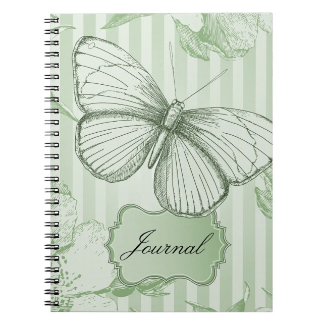 Cuaderno Mariposa de menta (Frente)