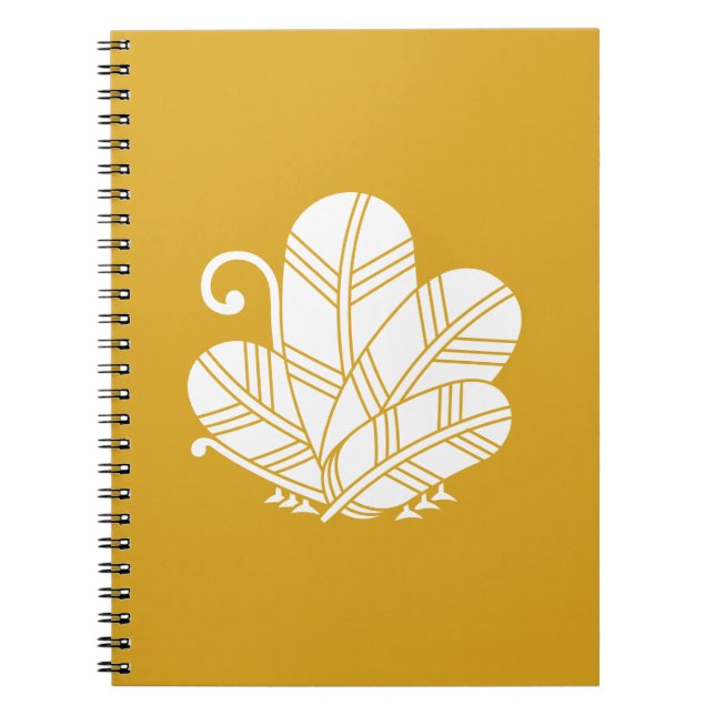 Cuaderno mariposa de plumas de halcón (Frente)