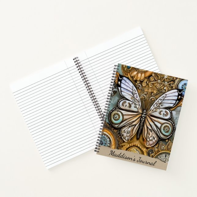 Cuaderno Mariposa de Steampunk (Interior)
