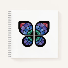 Cuaderno Mariposa de vidrio templado