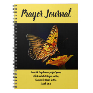Cuaderno Mariposa en el diario del rezo de la maravilla