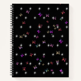 Cuaderno mariposa estrellas del cielo 