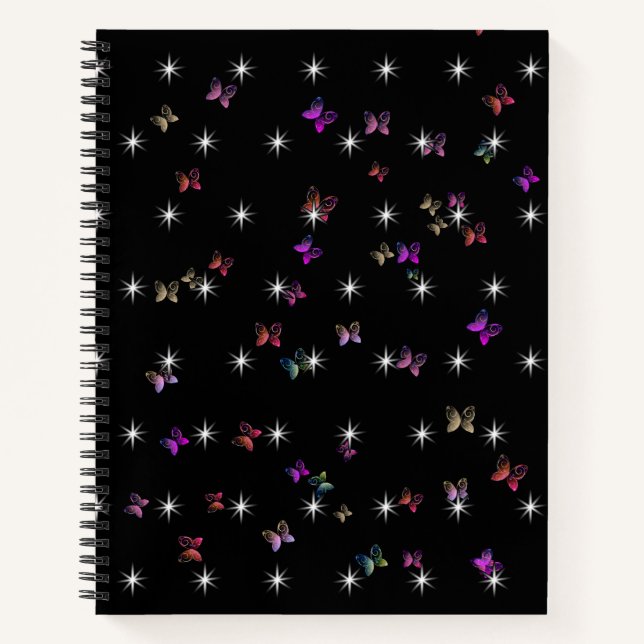 Cuaderno mariposa estrellas del cielo  (Anverso)
