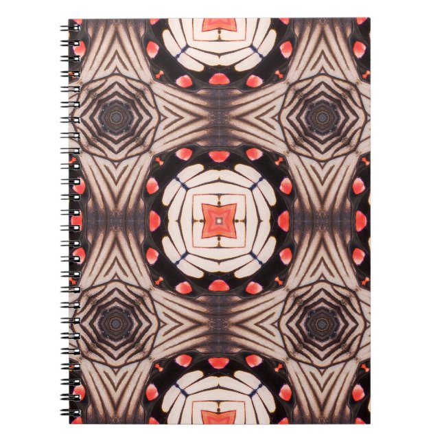 Cuaderno Mariposa, hermoso patrón sin costura hecho de bu (Frente)