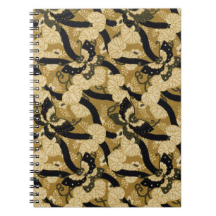 Cuaderno Mariposa Japonesa Vintage Patrón G.A. Audsley