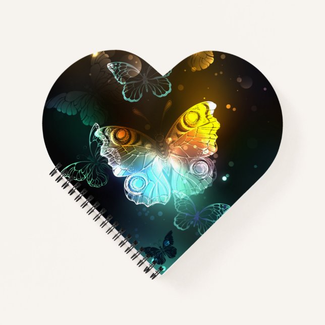 Cuaderno Mariposa luminosa y mariposas nocturnas (Anverso)