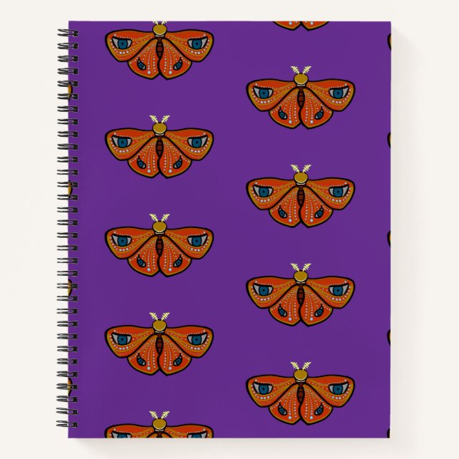 Cuaderno Mariposa Mística con Ojos (Anverso)
