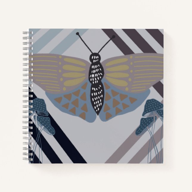 Cuaderno Mariposa moderna (Anverso)