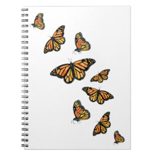 Cuaderno Mariposa monarca elegante