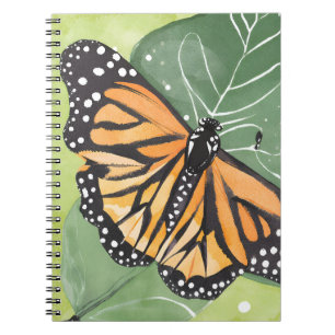 Cuaderno Mariposa Monarca Hermosa Acuarela