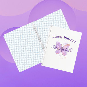 Cuaderno Mariposa morada Lupus Warrior