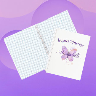 Cuaderno Mariposa morada Lupus Warrior