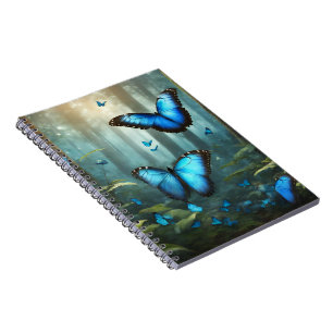 Cuaderno Mariposa morfa azul