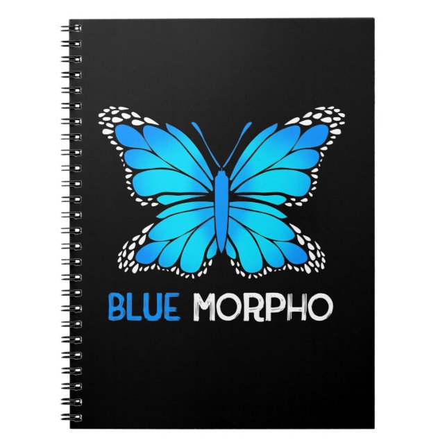 Cuaderno Mariposa morfa azul (Frente)