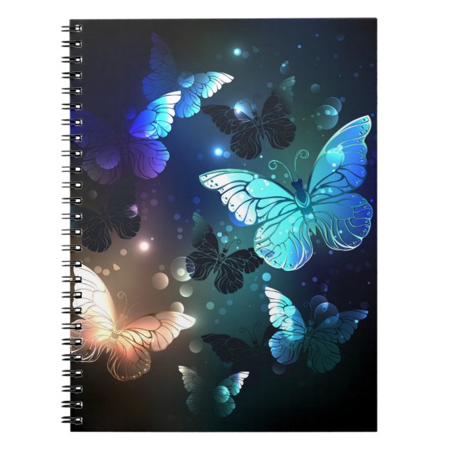 Cuaderno Mariposa nocturna fluida (Frente)