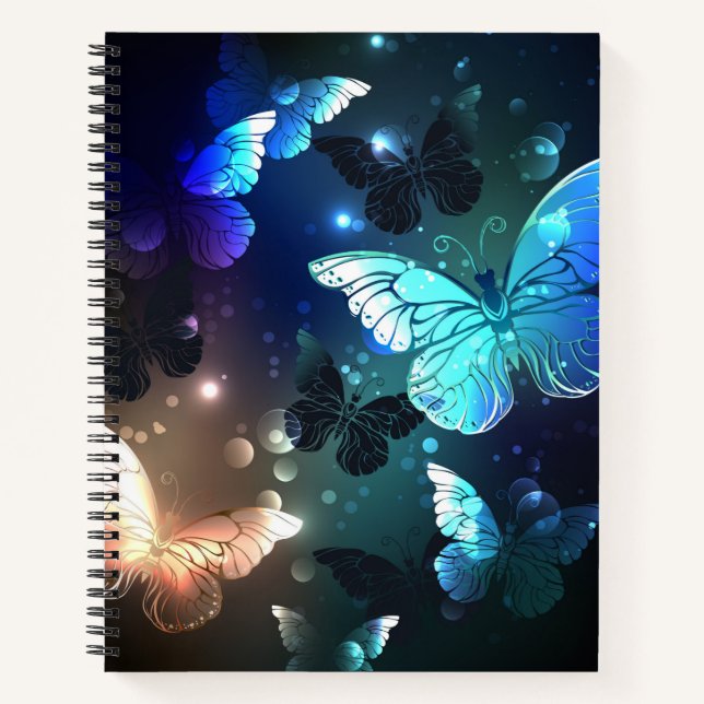 Cuaderno Mariposa nocturna fluida (Anverso)