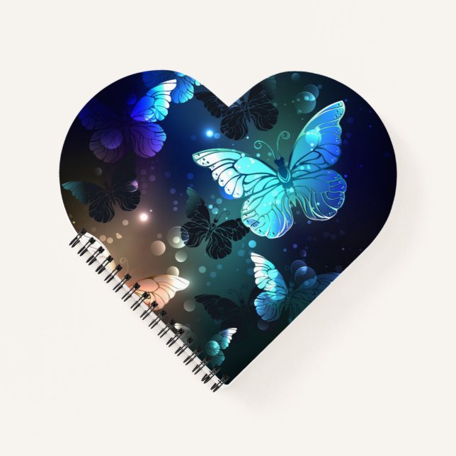 Cuaderno Mariposa nocturna fluida (Anverso)