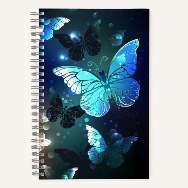 Cuaderno Mariposa nocturna fluida (Anverso)