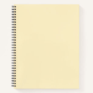 Cuaderno Mariposa pálida Color sólido amarillo