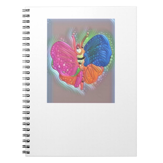 Cuaderno Mariposa para portátil espiral (Frente)
