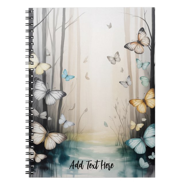 Cuaderno Mariposa Personalizada (Frente)
