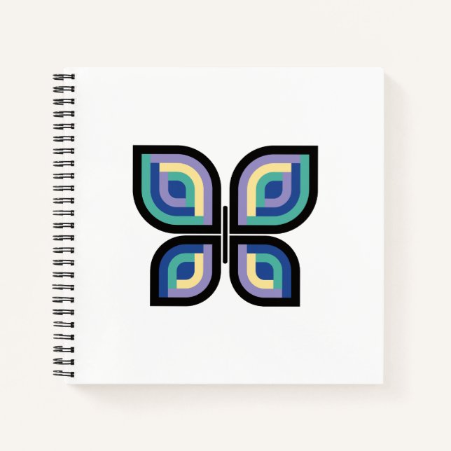 Cuaderno Mariposa Petal Prisma (Anverso)