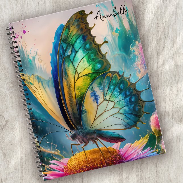 Cuaderno Mariposa pintada de monograma (Subido por el creador)