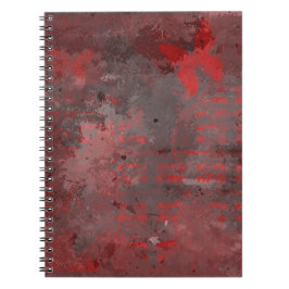 CUADERNO MARIPOSA ROJA EN RAKU