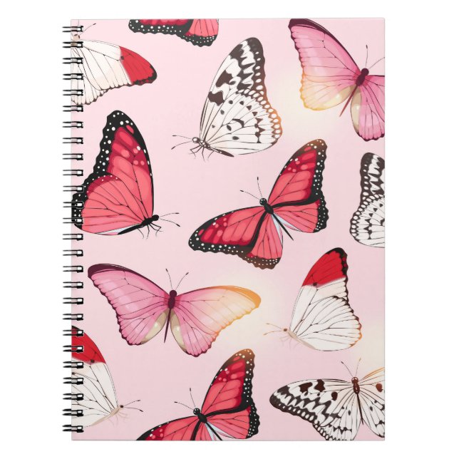 Cuaderno Mariposa tropical detallada: patrón de cosecha (Frente)