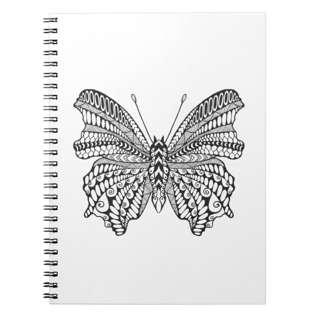 Cuaderno Mariposa tropical inspirada (Frente)