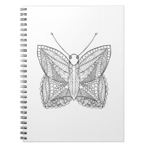 Cuaderno Mariposa tropical inspirada del diseño