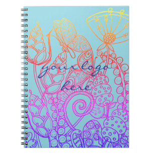 Cuaderno Mariposa turquesa
