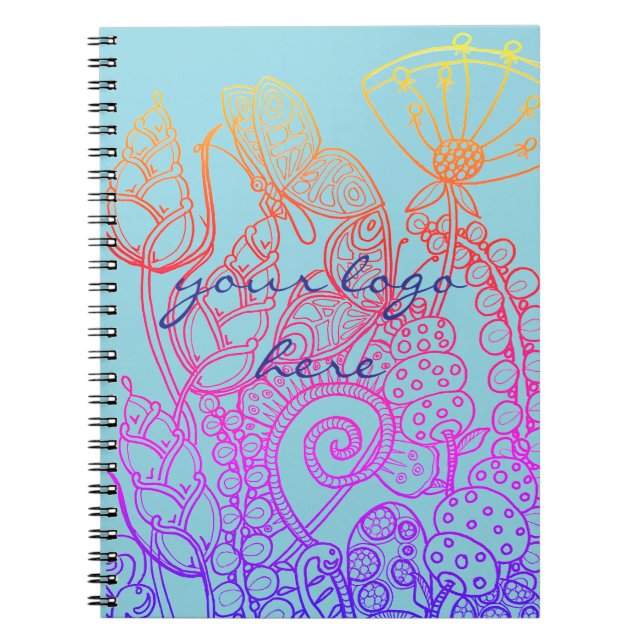 Cuaderno Mariposa turquesa (Frente)