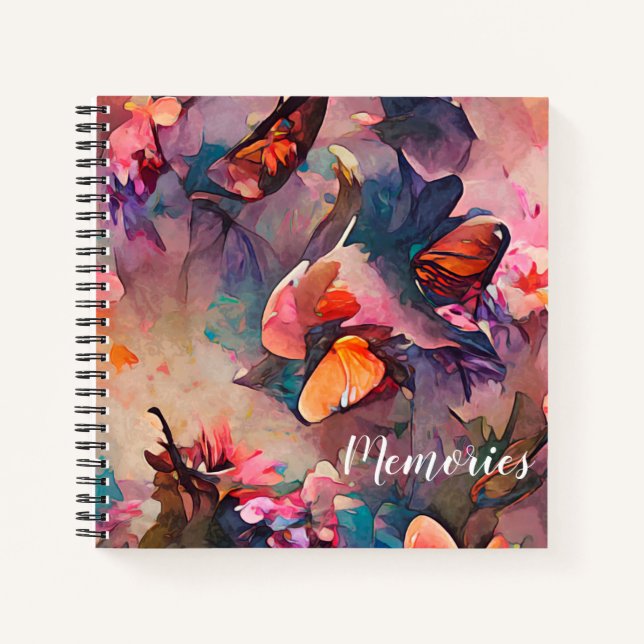 Cuaderno Mariposas (Anverso)