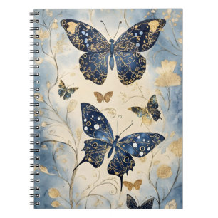 Cuaderno mariposas al estilo japonés,