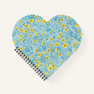 Cuaderno Mariposas, amarillas, azules y blancas