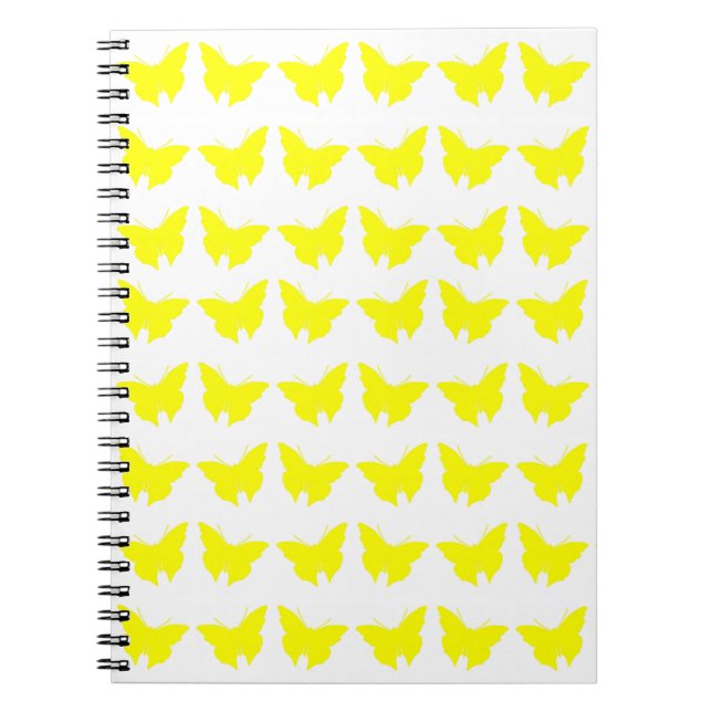 Cuaderno Mariposas Amarillas Negrita (Frente)