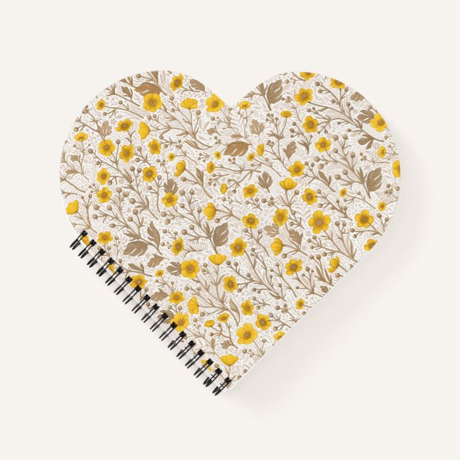 Cuaderno Mariposas, amarillas y marrones (Anverso)