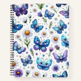 Cuaderno Mariposas azules