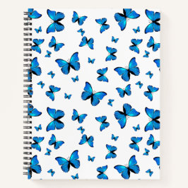 Cuaderno Mariposas azules ricas