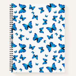 Cuaderno Mariposas azules ricas