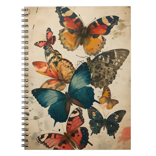 Cuaderno Mariposas de época (Frente)